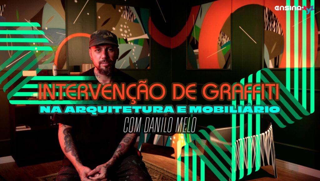 Intervenção de Graffiti na Arquitetura e Mobiliário