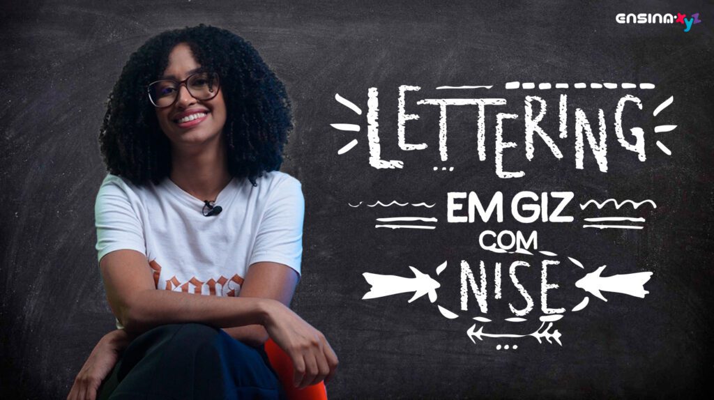 Lettering com Giz